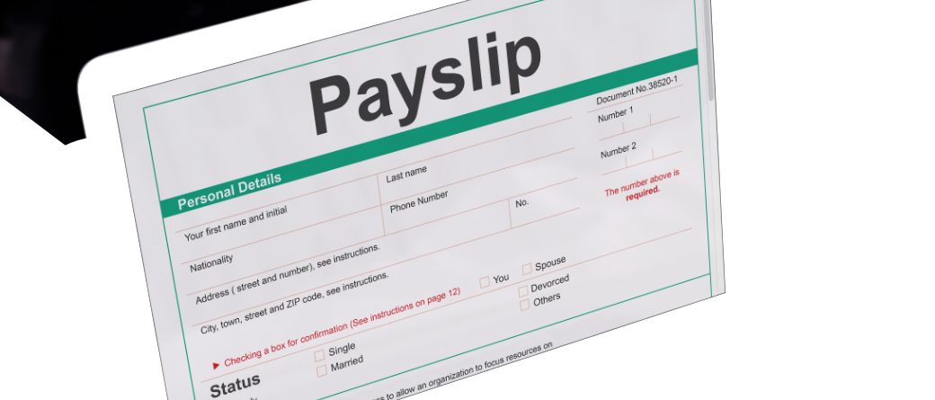 Focus on payslips